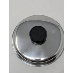 Vintage Lifetime T304 CC Stainless Steel 8-3/8" Skillet Saucepan Lid